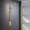 Kibi Cube Pressure Balanced 2-Function Shower Column with Rough In Valve - Brushed Gold KSC404BG - alternate 6